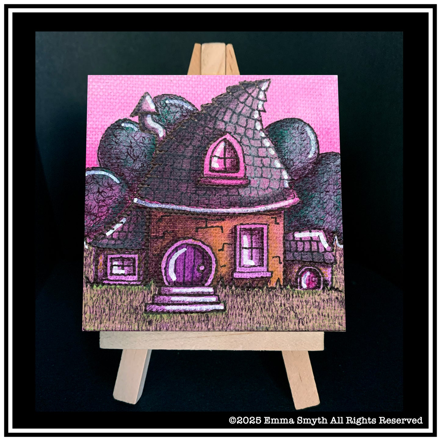 Pixie House Mini Canvas 7.5 x 7.5 cm