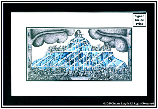 Botanic Gardens  Signed Giclee Print in a Mount