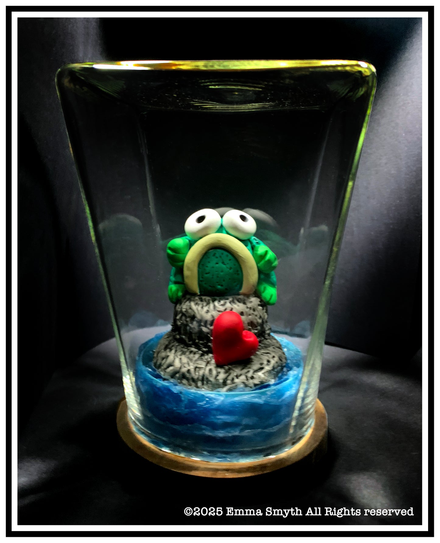 Grumptious Handmade Sculpture 12x8x8cm