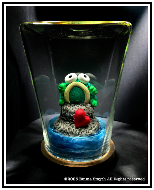 Grumptious Handmade Sculpture 12x8x8cm