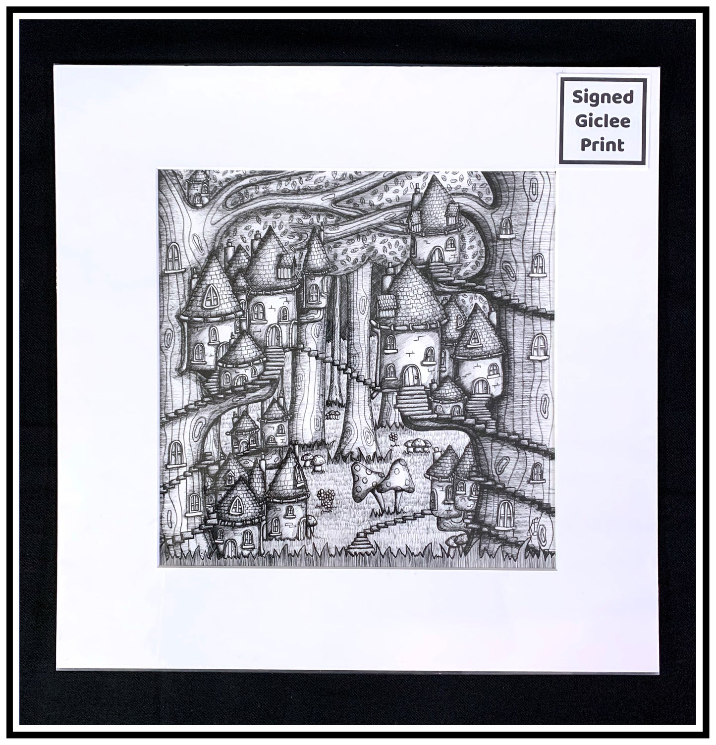 Hidden Places  Signed Giclee Print in a Mount