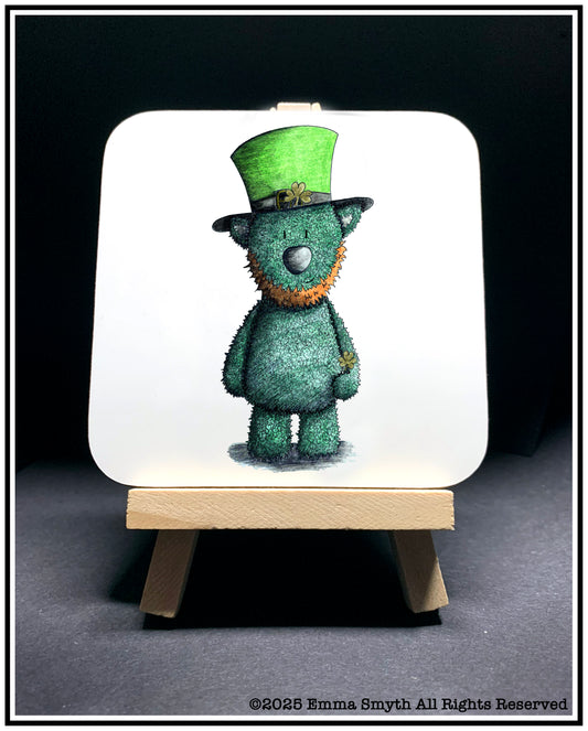 Irish Bear Coaster