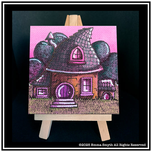 Pixie House Mini Canvas 7.5 x 7.5 cm