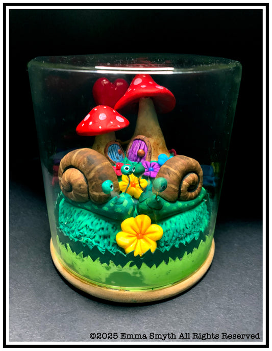 A Snails Pace Mini Sculpture 10.5 x 9.5 x 9.5cm