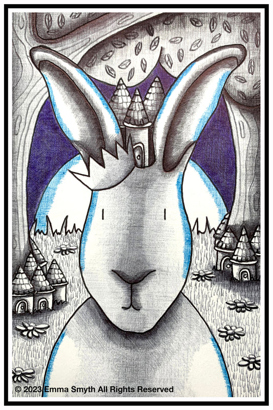 The March Hare 10x14cm
