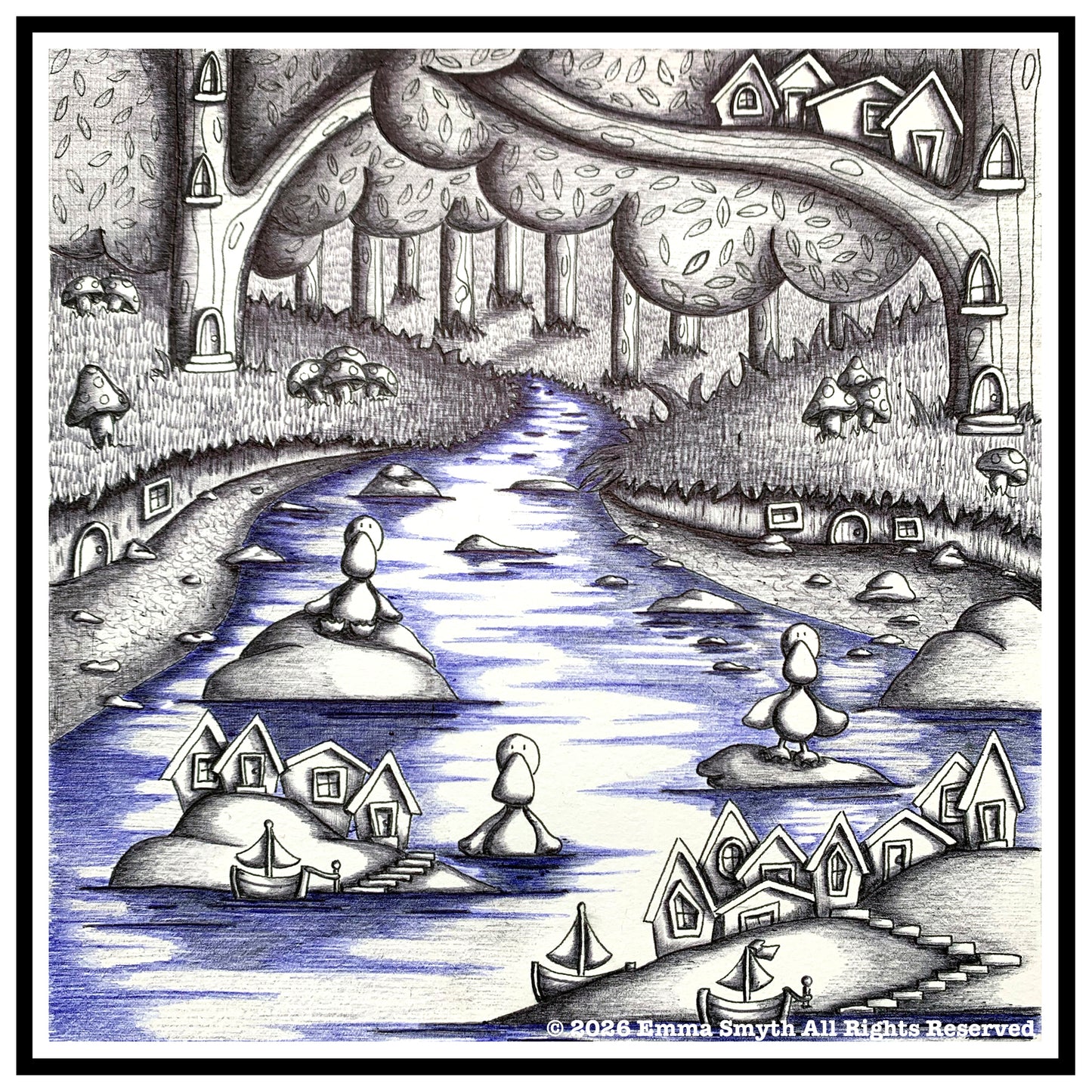 Mini Print - The Beck
