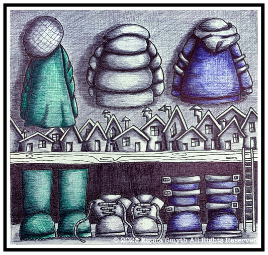 The Boot Room 10 x 10cm