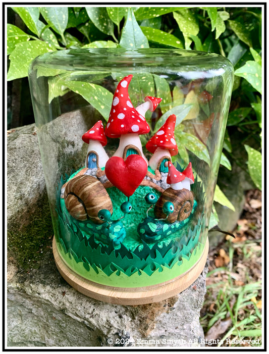 A Snails Place Handmade/Hand Painted Sculpture